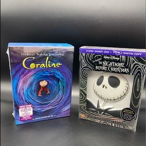 BNIB Coraline/The nightmare before Christmas Limited and  Collectors edition